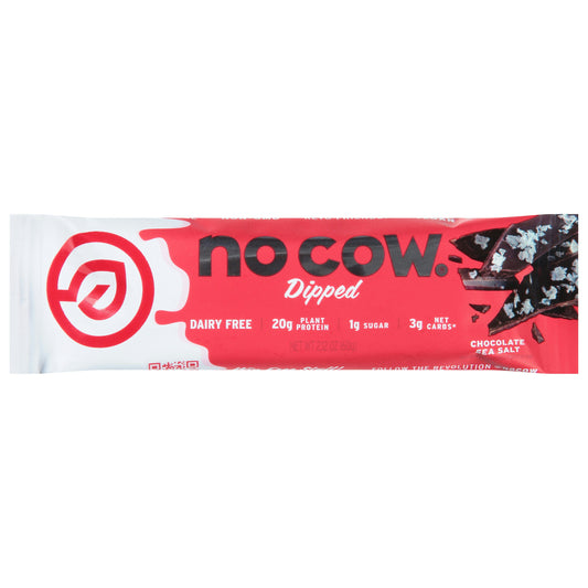 No Cow Bar Bar Chocolate Sea Salt 2.12 Oz (Pack Of 12)