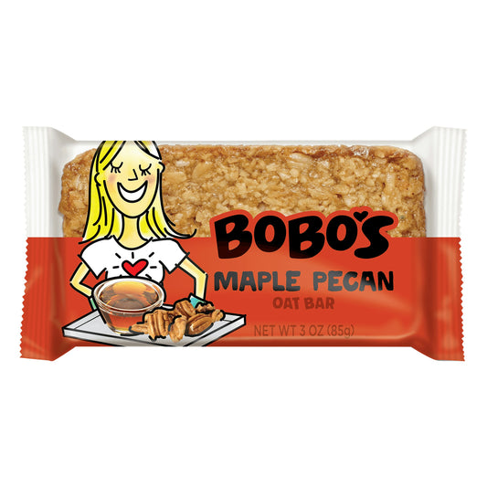 Bobos Oat Bars Bar Oat Maple Pecan Gluten Free 3 oz (Pack of 12)