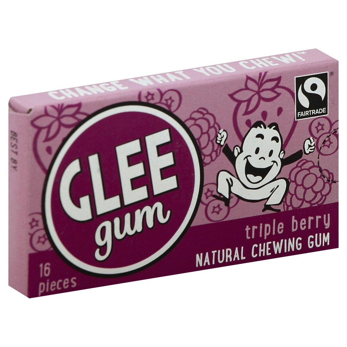 Glee Gum Gum Triple Berry 16 Pc Pack of 12