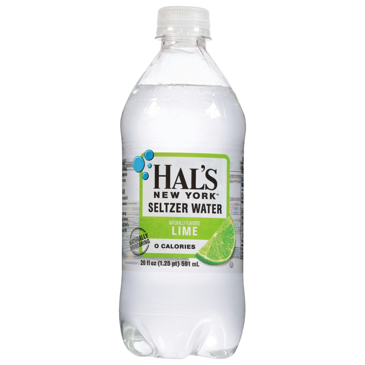 Hals New York Lime Seltzer 20 Fo Pack of 24