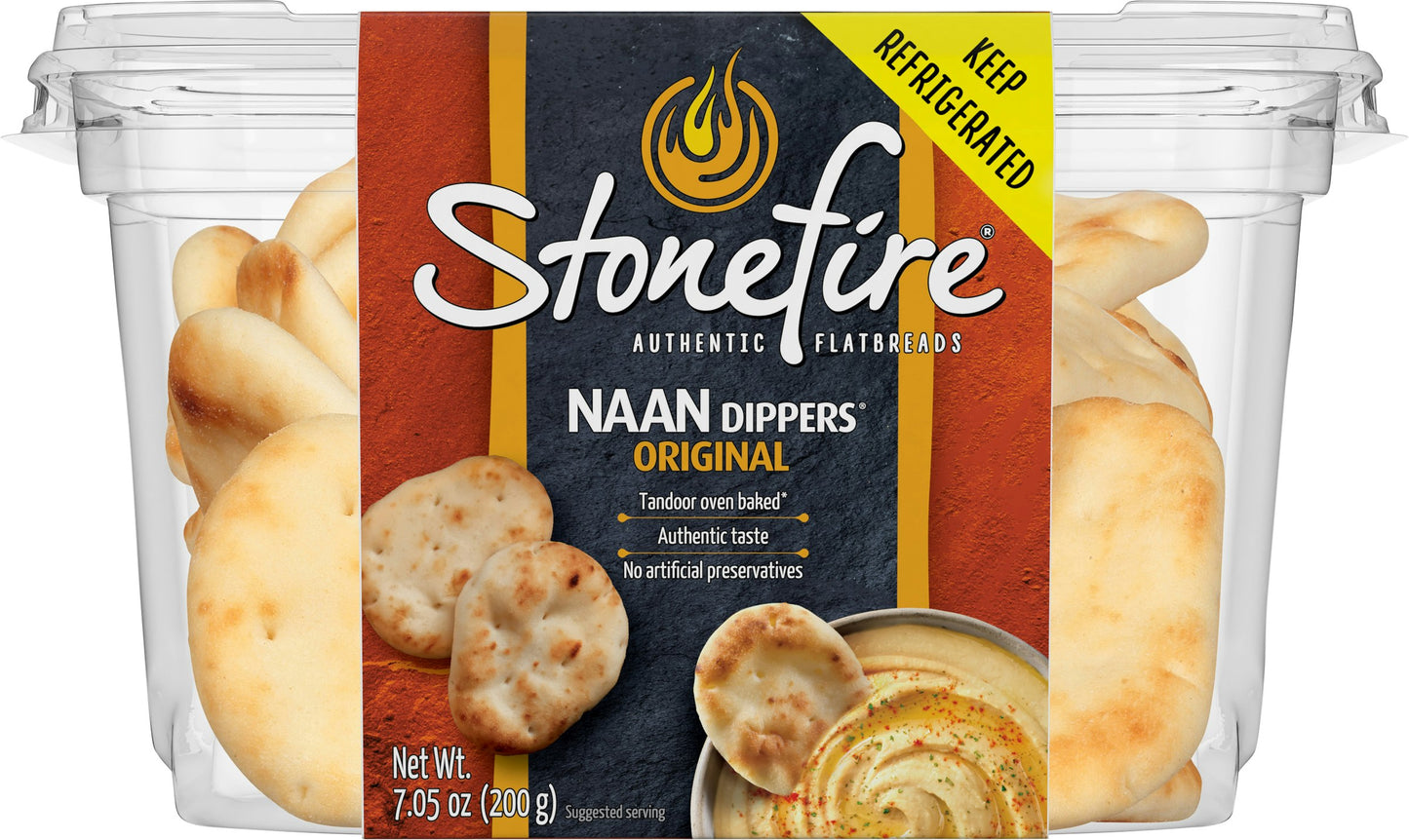 Stonefire Naan Dippers 7.05 Oz Pack of 12