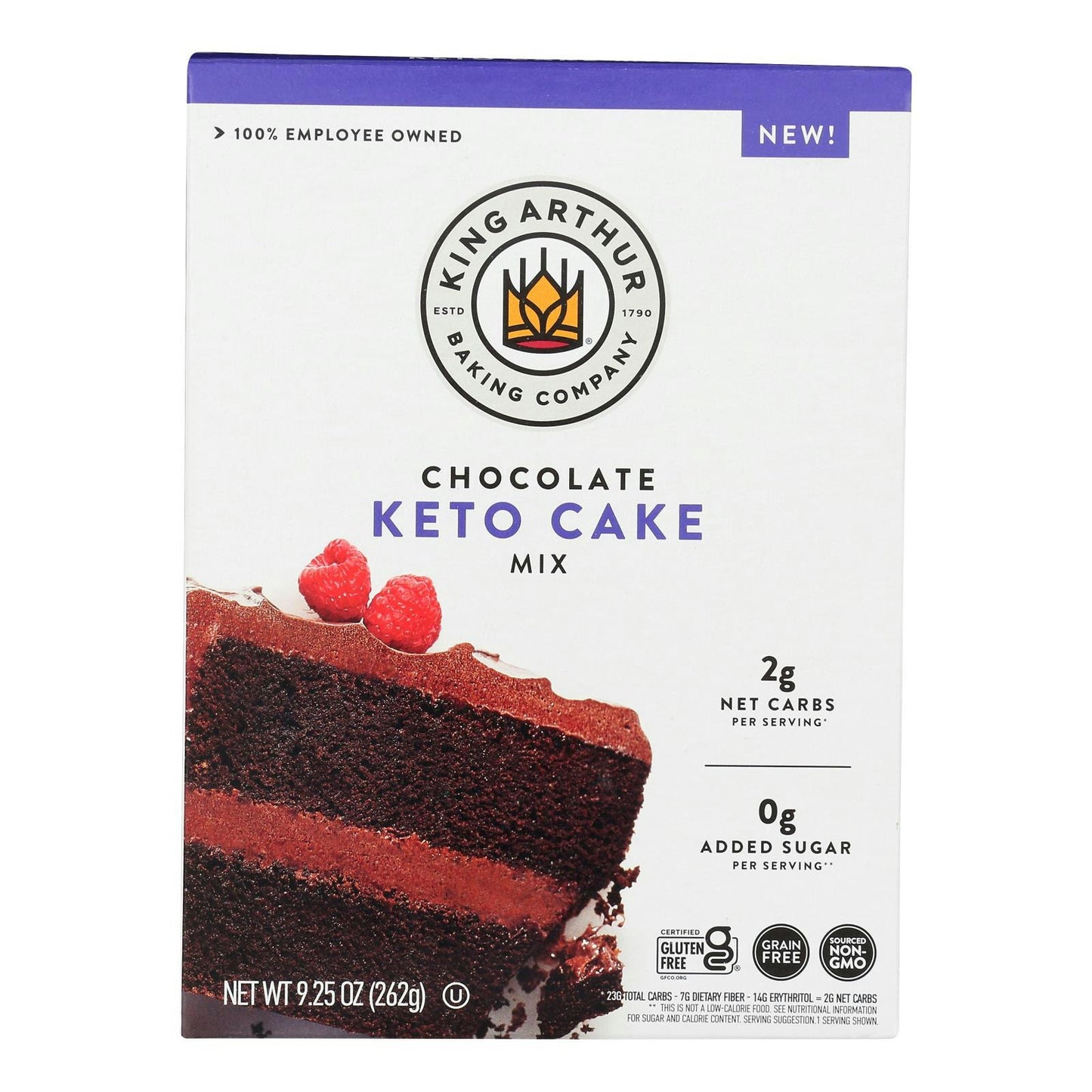 King Arthur Baking Company - Mix Chocolate Cake Keto - 9.25 oz (Pack of 8)