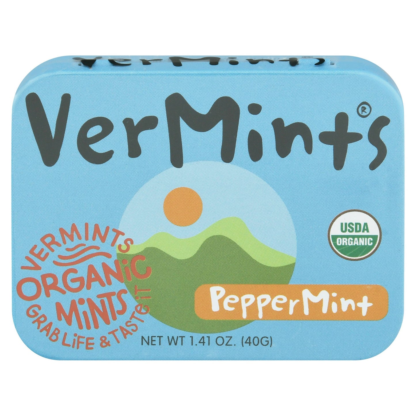 Vermints Candy Peppermint Organic 1.41 oz (Pack of 6)