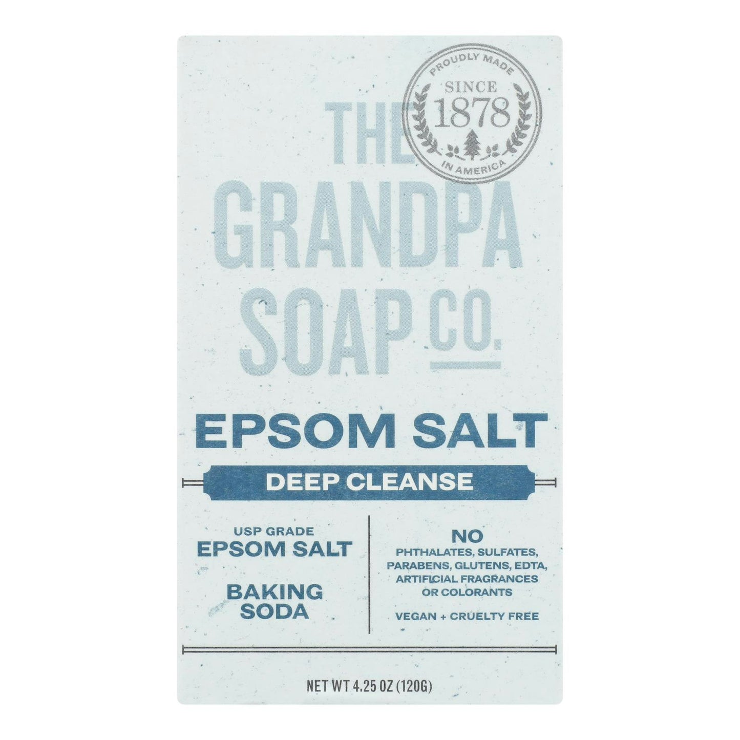 Grandpas Soap Bar Epsom Salt 4.25 Oz (Pack of 3)