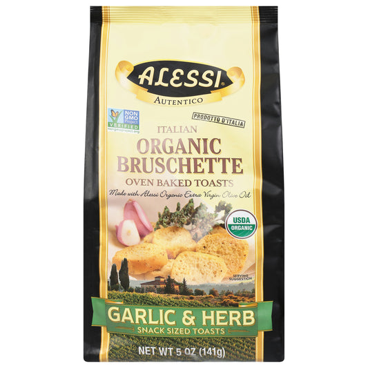 Alessi Bruschetta Garlic Herb 5 oz (Pack of 8)